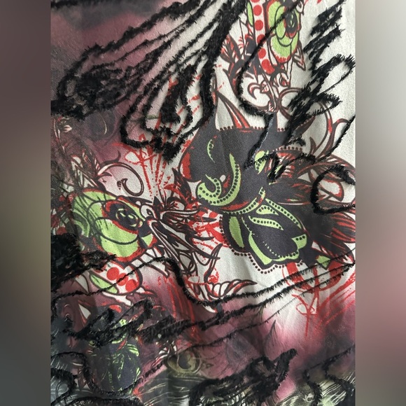 ✨ Gorgeous Minkas Multimedia Elements Tie Dye Cardigan Size L - Picture 6 of 13